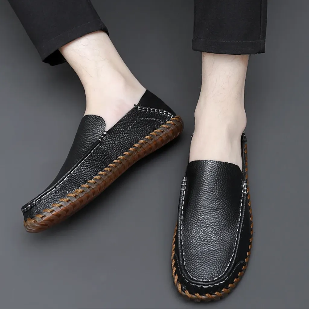 mocassim masculino preto